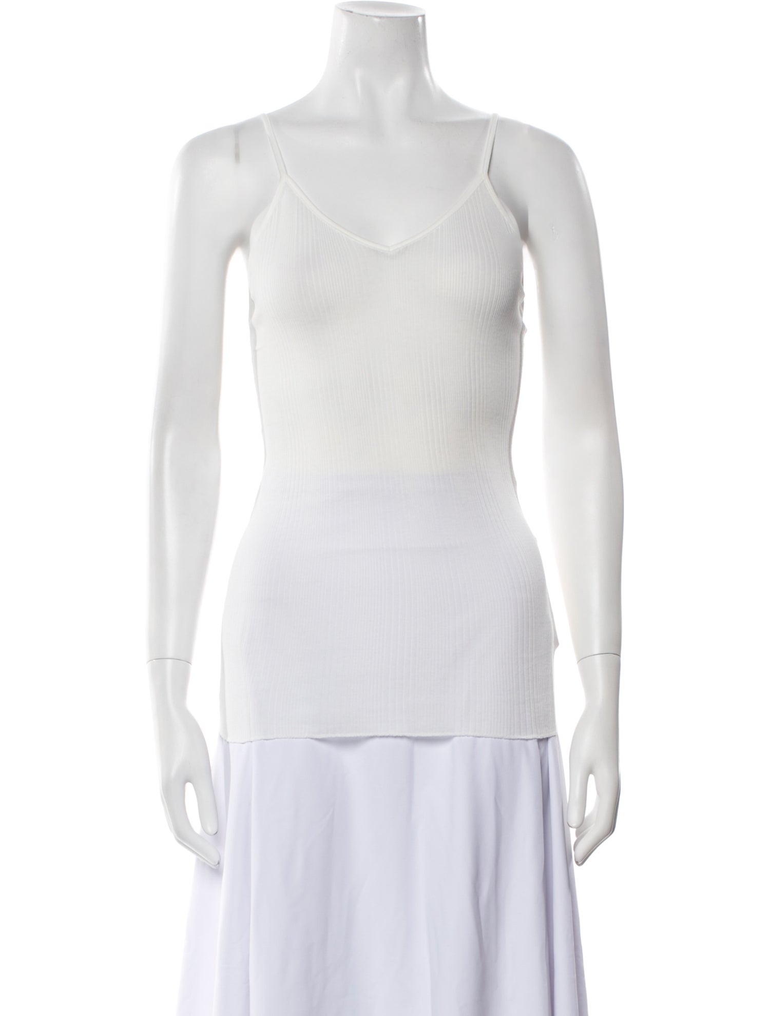 Khaite V-Neck Sleeveless Top