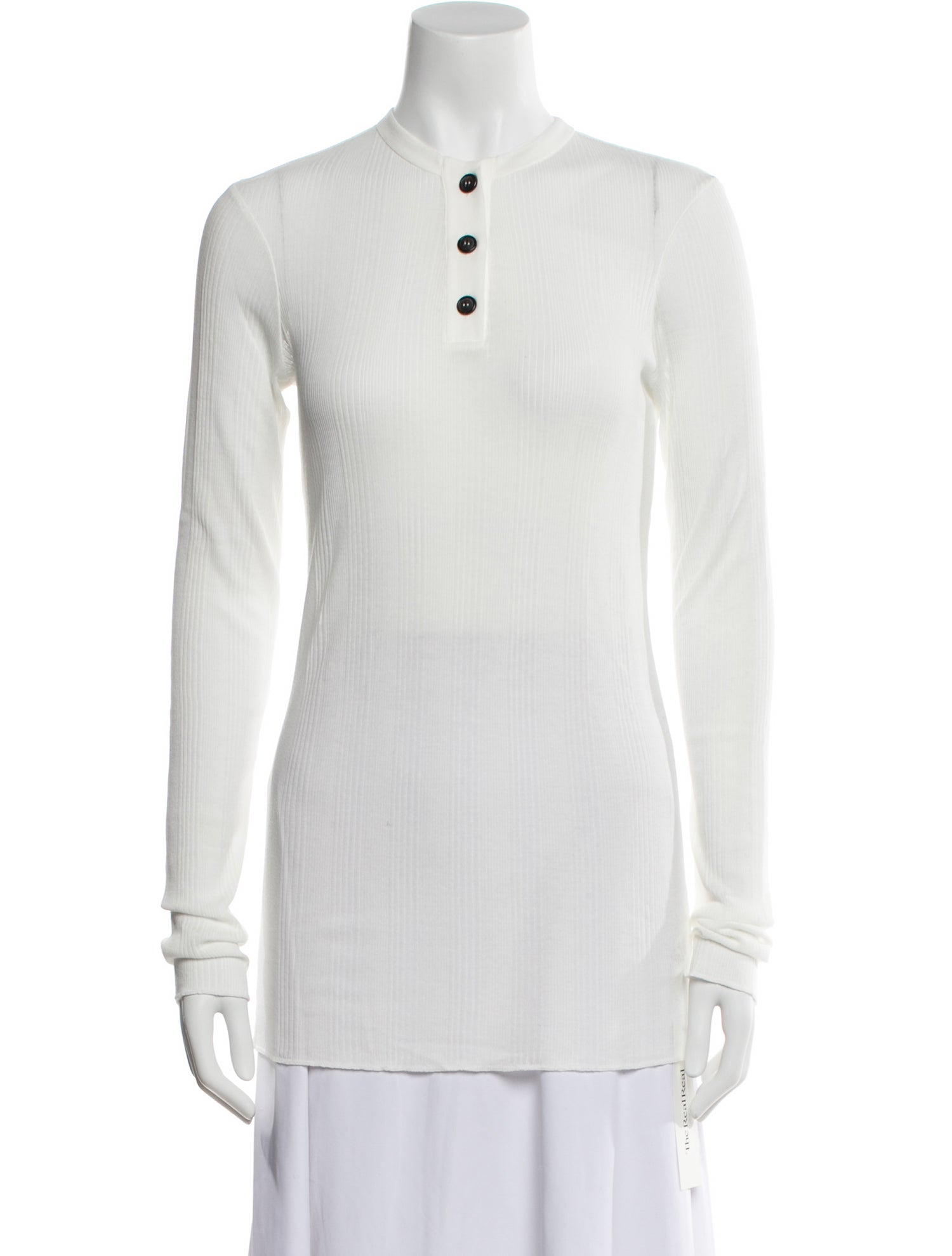 Khaite Mock Neck Long Sleeve Tunic