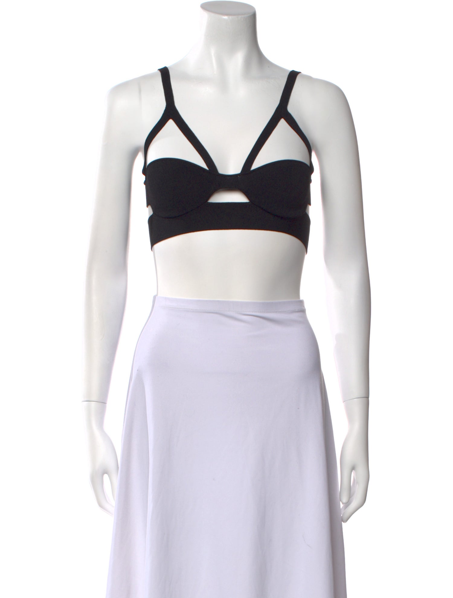 Khaite V-Neck Sleeveless Crop Top w/ Tags