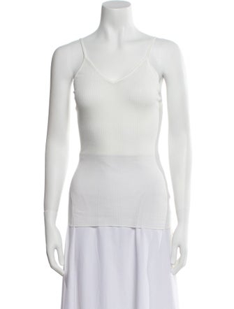 Khaite V-Neck Sleeveless Top