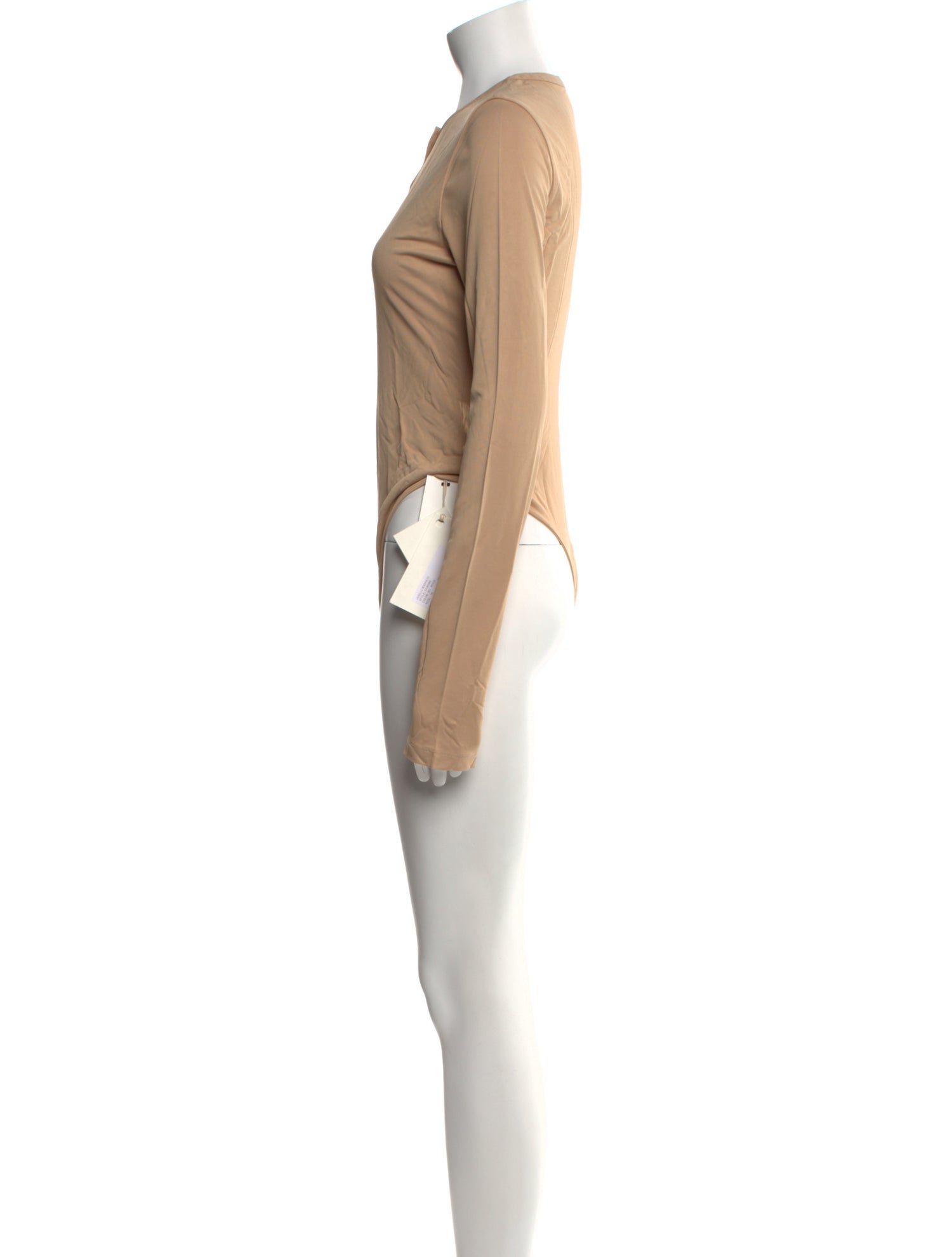 Khaite Mock Neck Long Sleeve Bodysuit