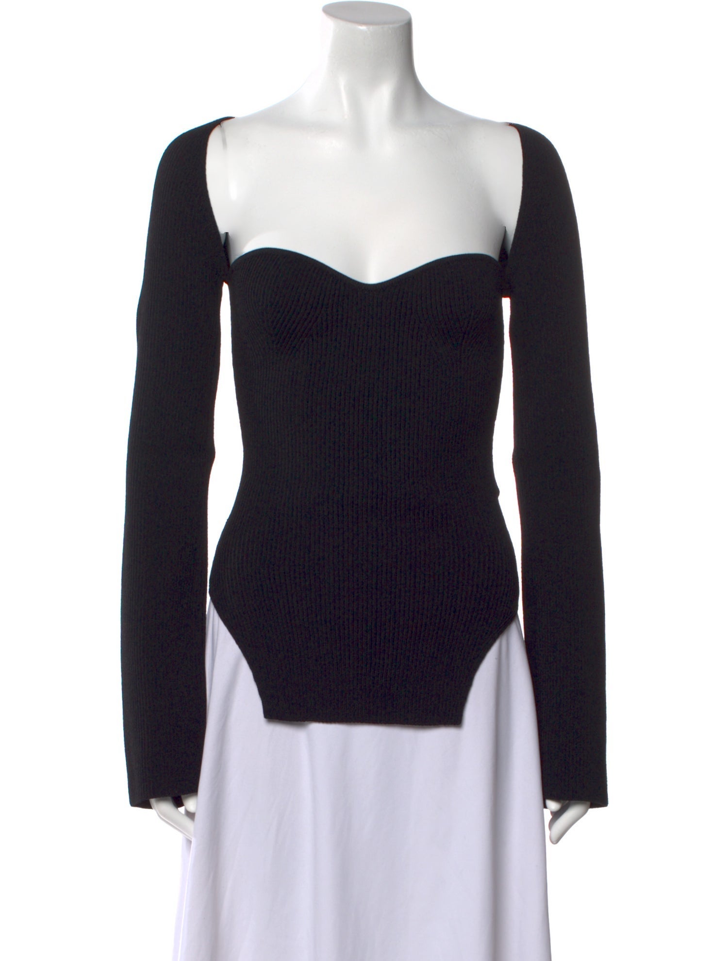 Khaite Square Neckline Long Sleeve Top w/ Tags