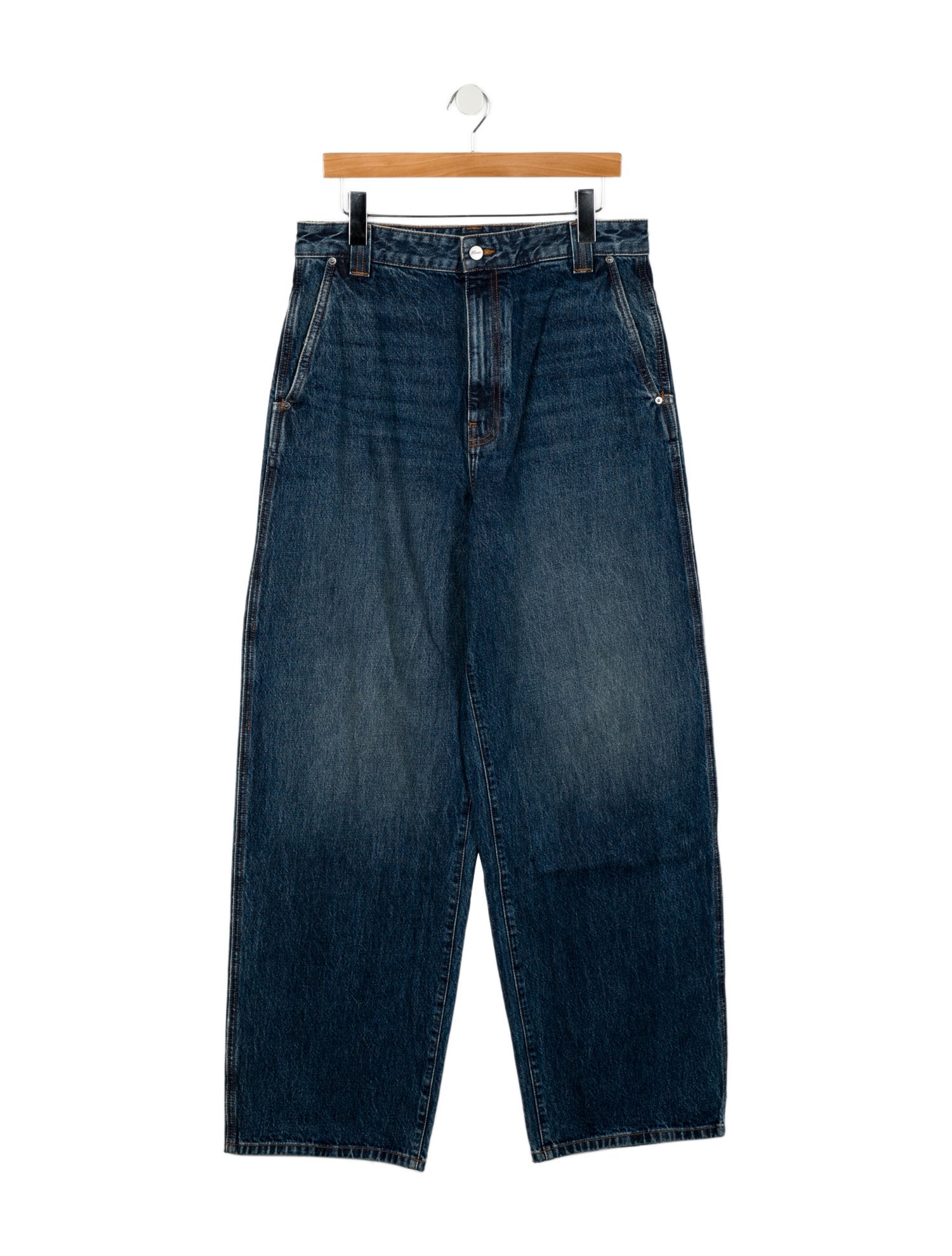 Khaite High-Rise Wide Leg Jeans