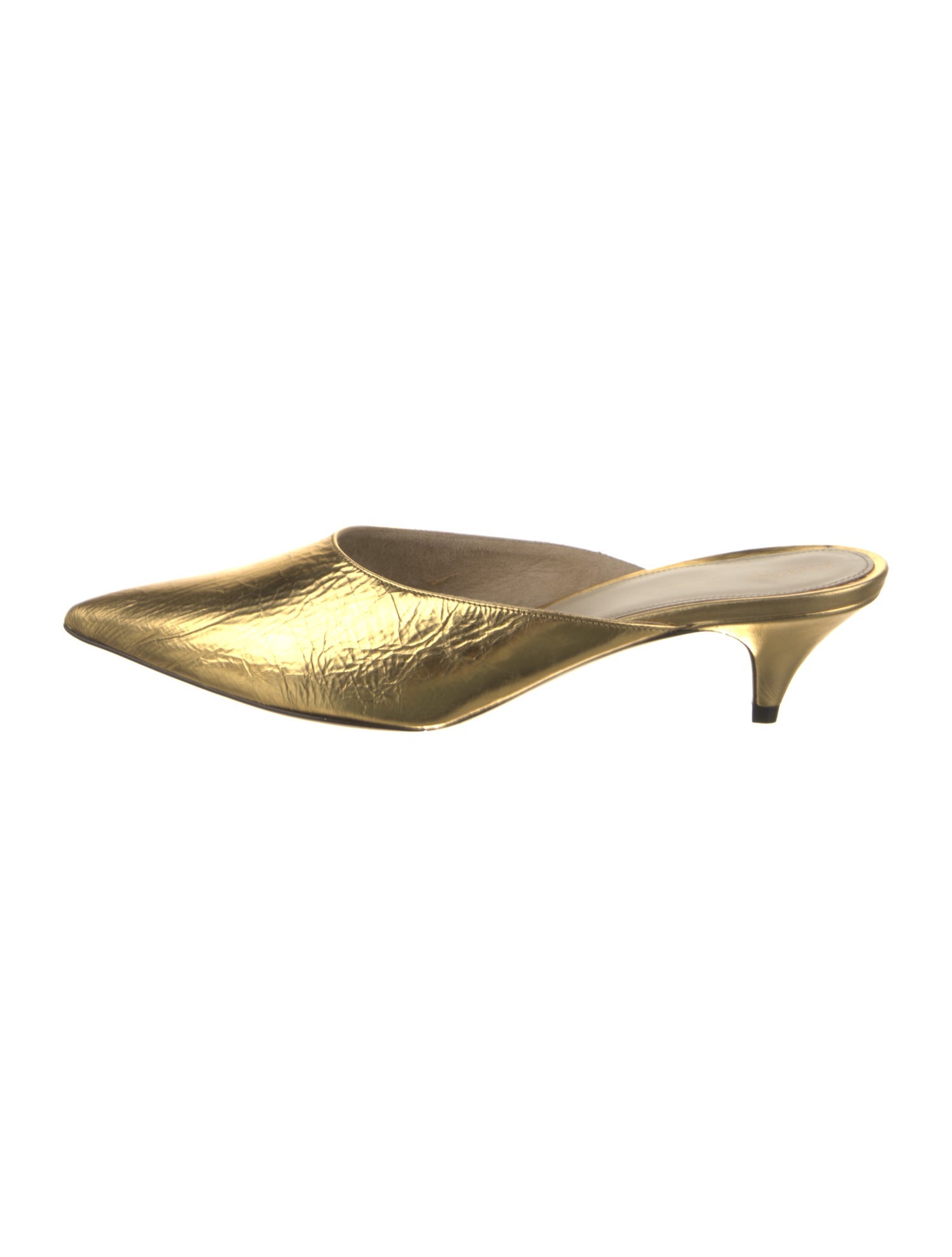 Khaite Leather T-Strap Pumps