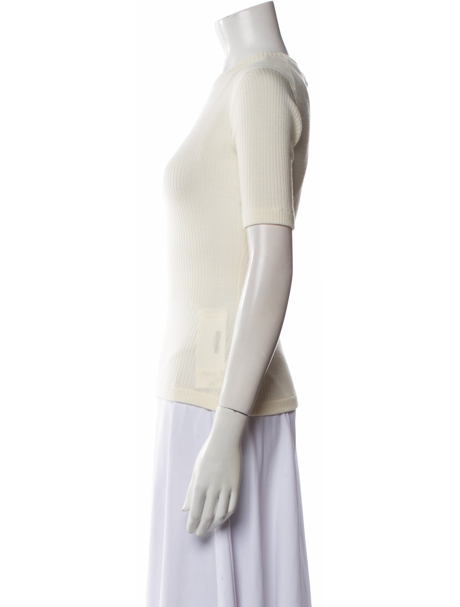 Khaite Crew Neck Short Sleeve Top w/ Tags