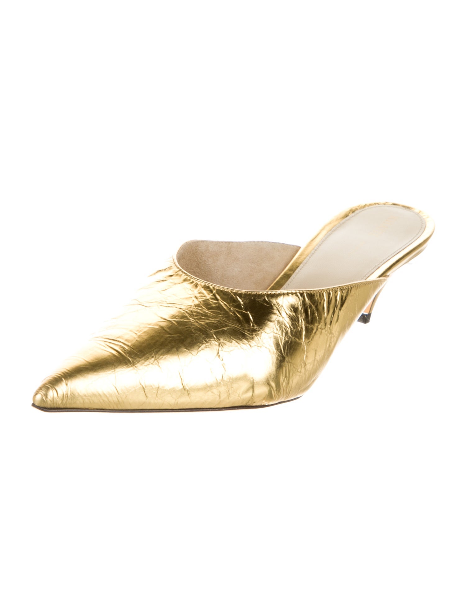 Khaite Leather Mules