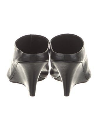 Khaite Leather Mules