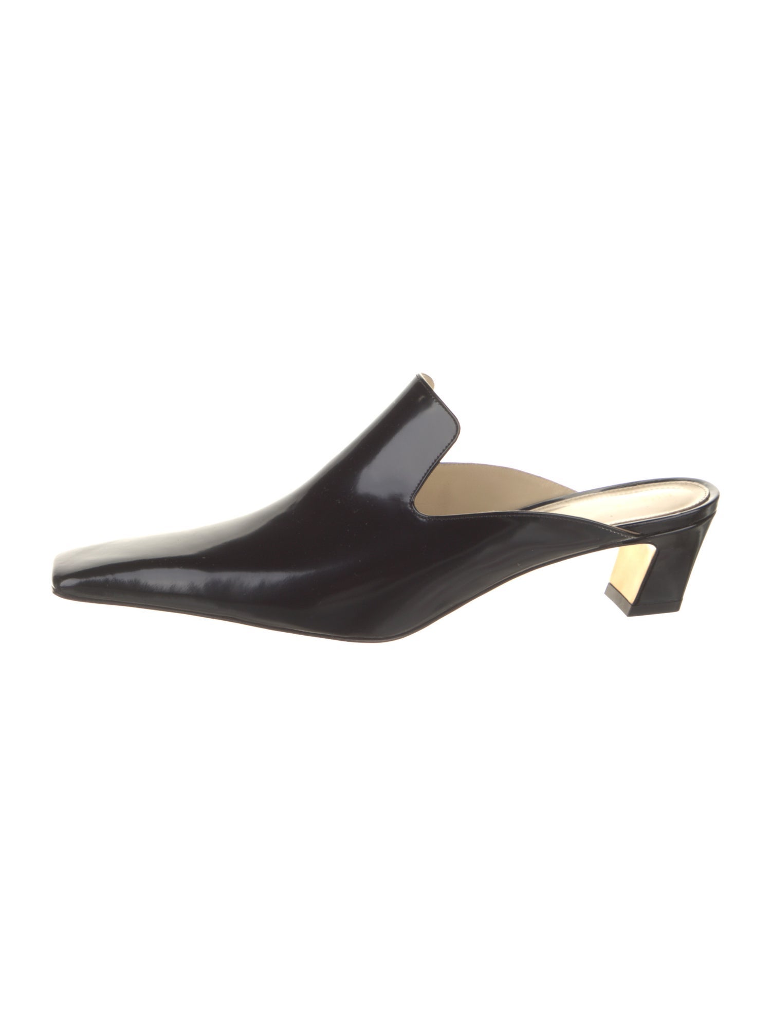 Khaite Patent Leather Mules