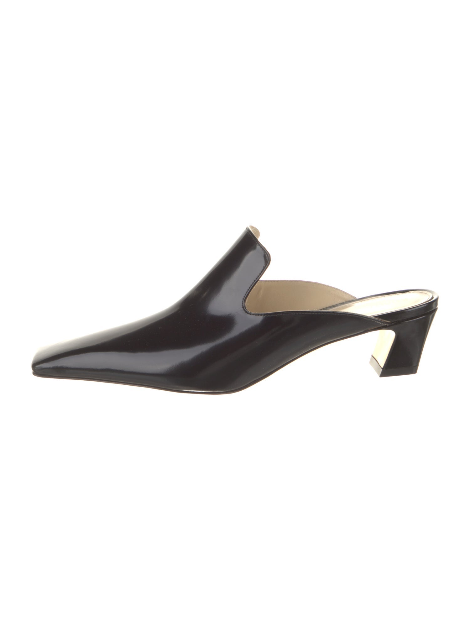 Khaite Patent Leather Mules