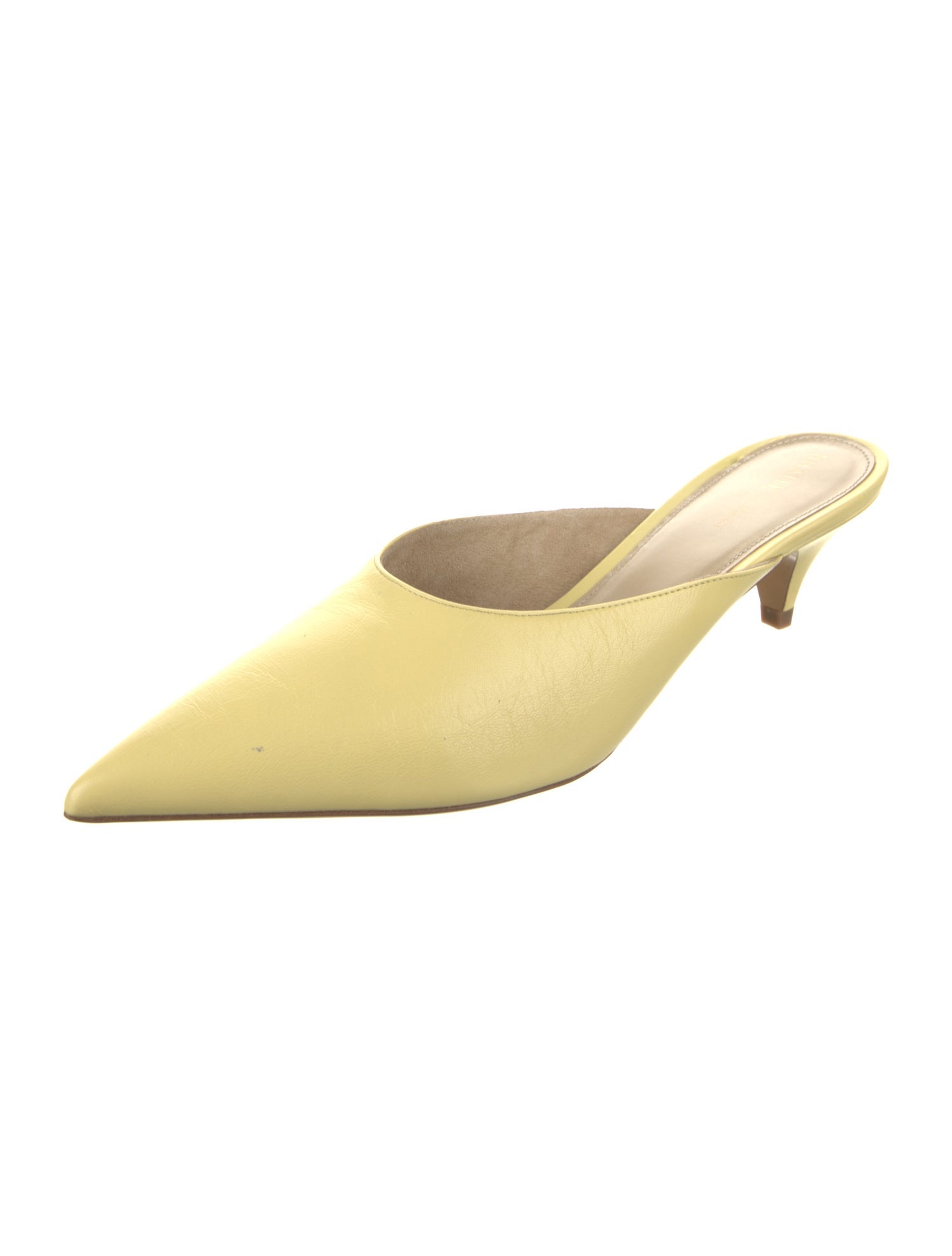 Khaite Leather Mules