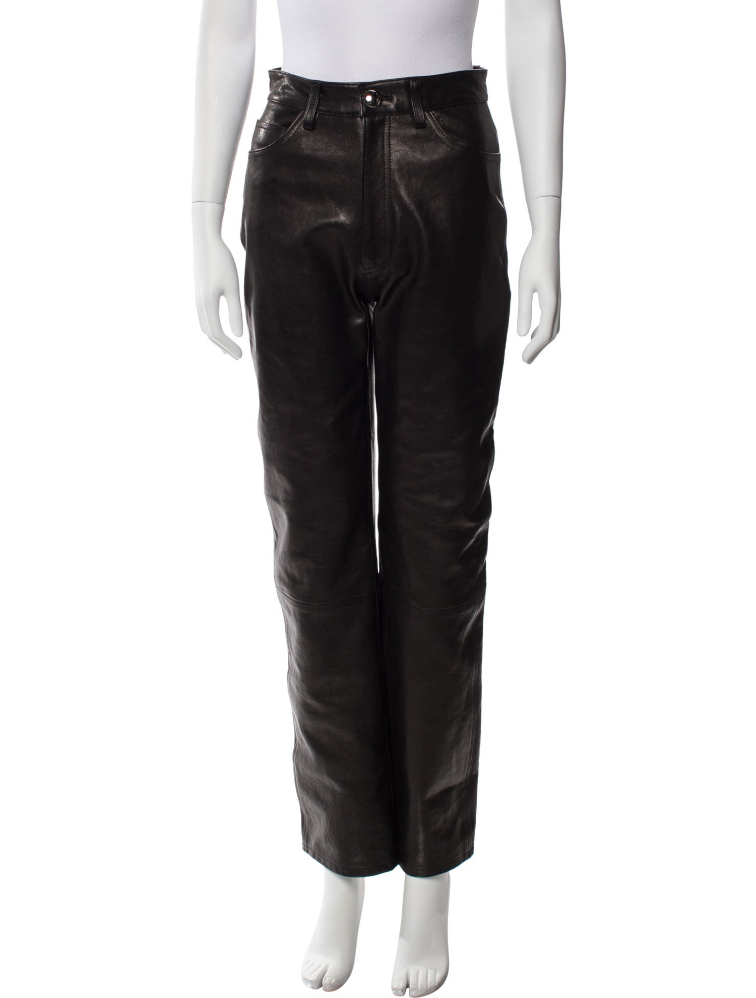 Khaite Lambskin Straight Leg Pants w/ Tags