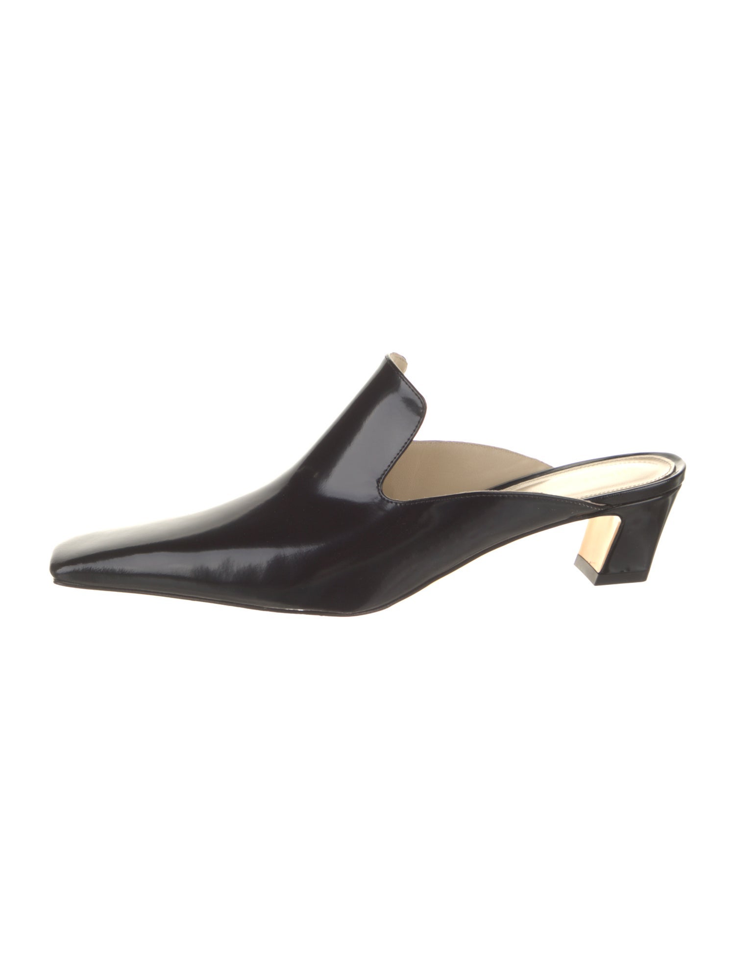 Khaite Patent Leather Mules
