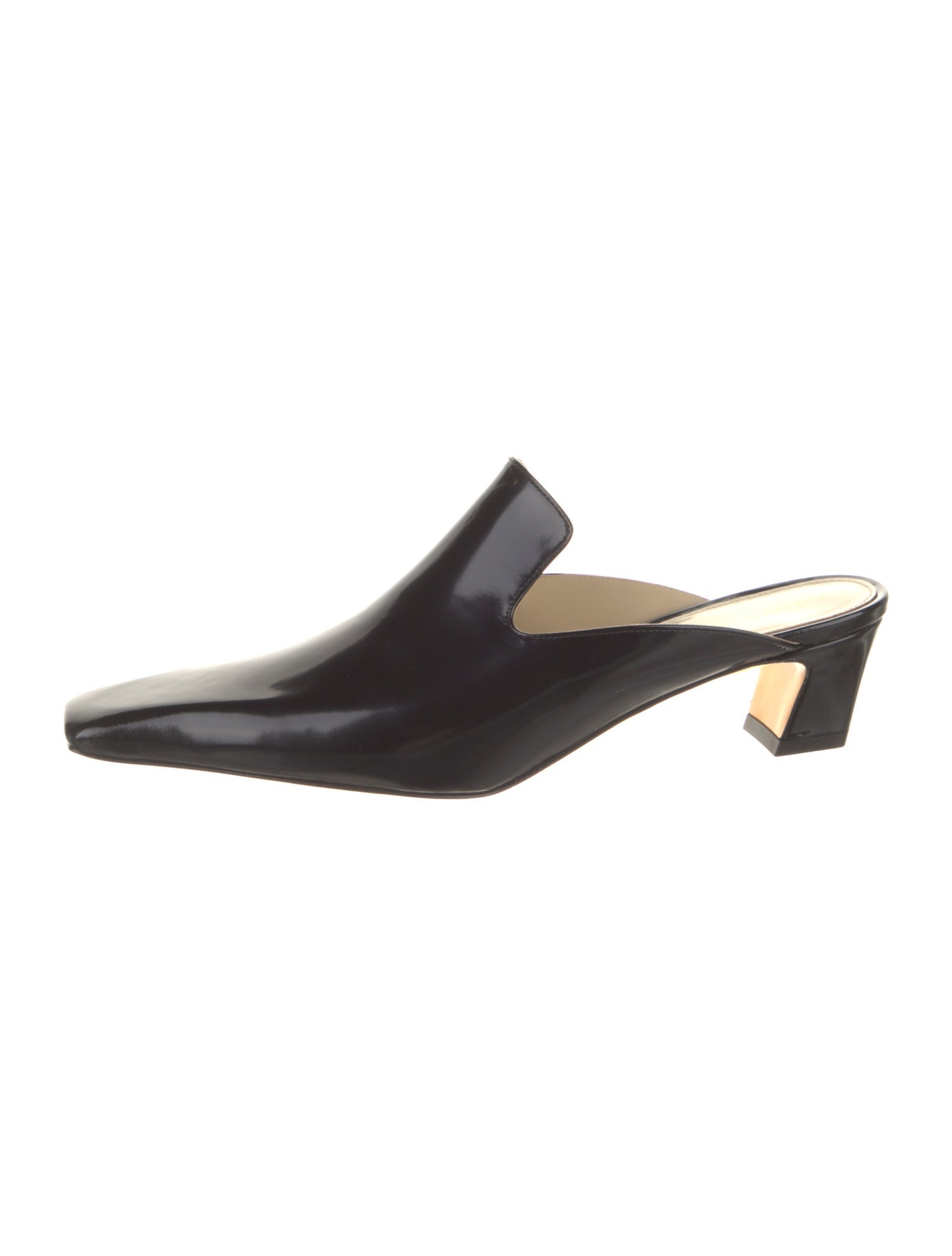 Khaite Patent Leather Mules