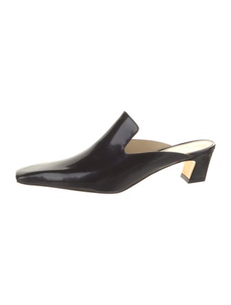 Khaite Patent Leather Mules