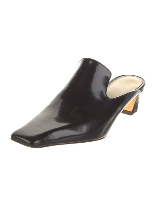Khaite Patent Leather Mules