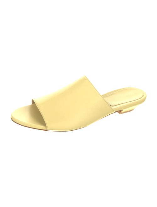 Khaite Leather Slides