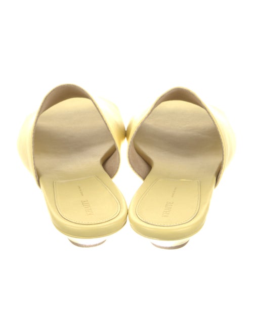 Khaite Leather Slides