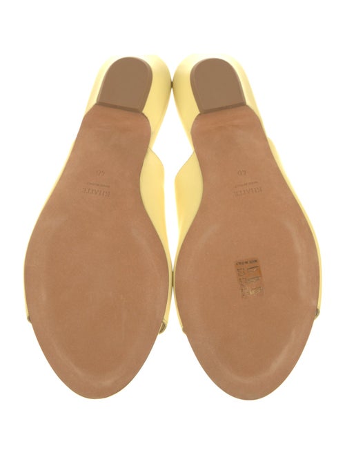 Khaite Leather Slides
