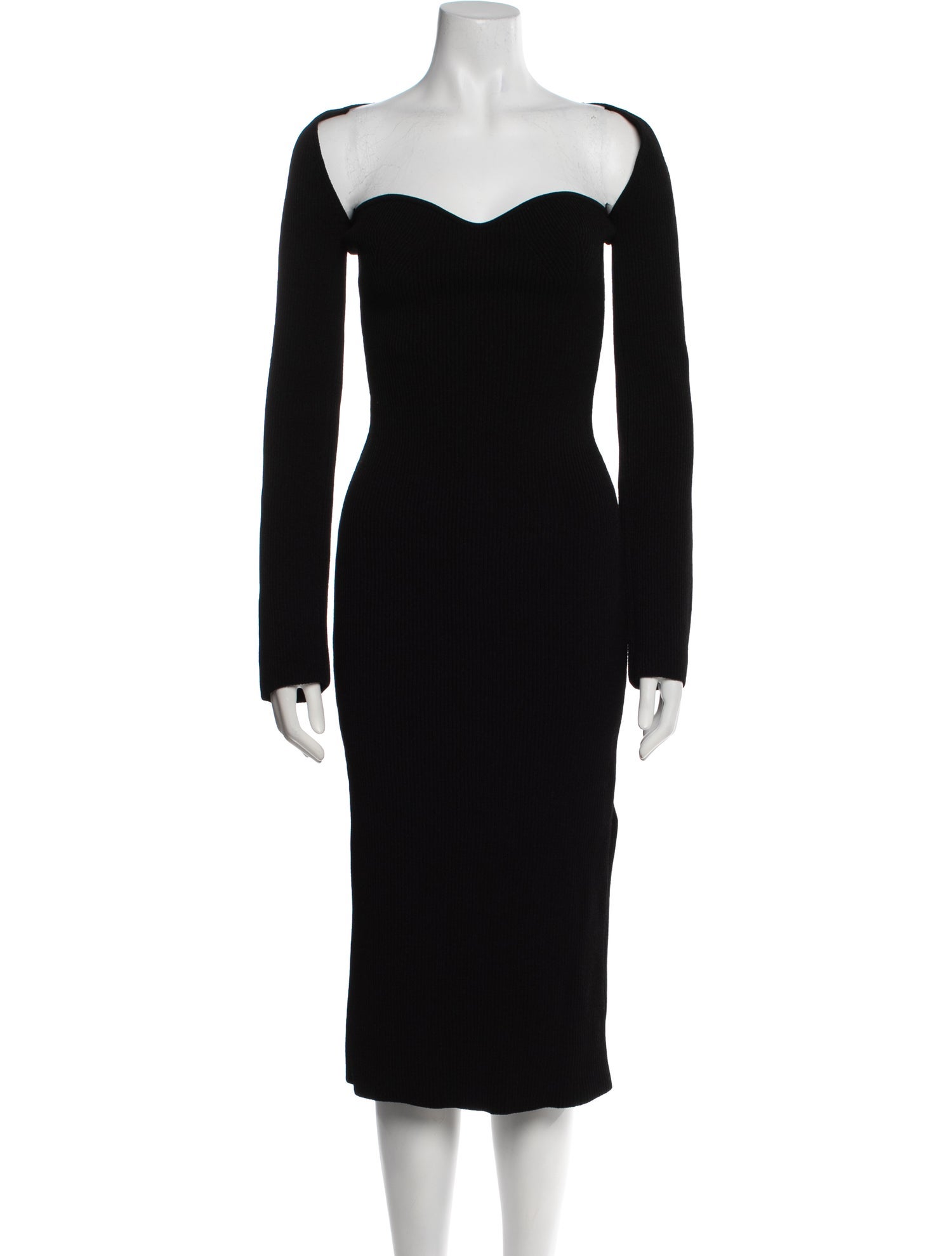 Khaite Square Neckline Midi Length Dress