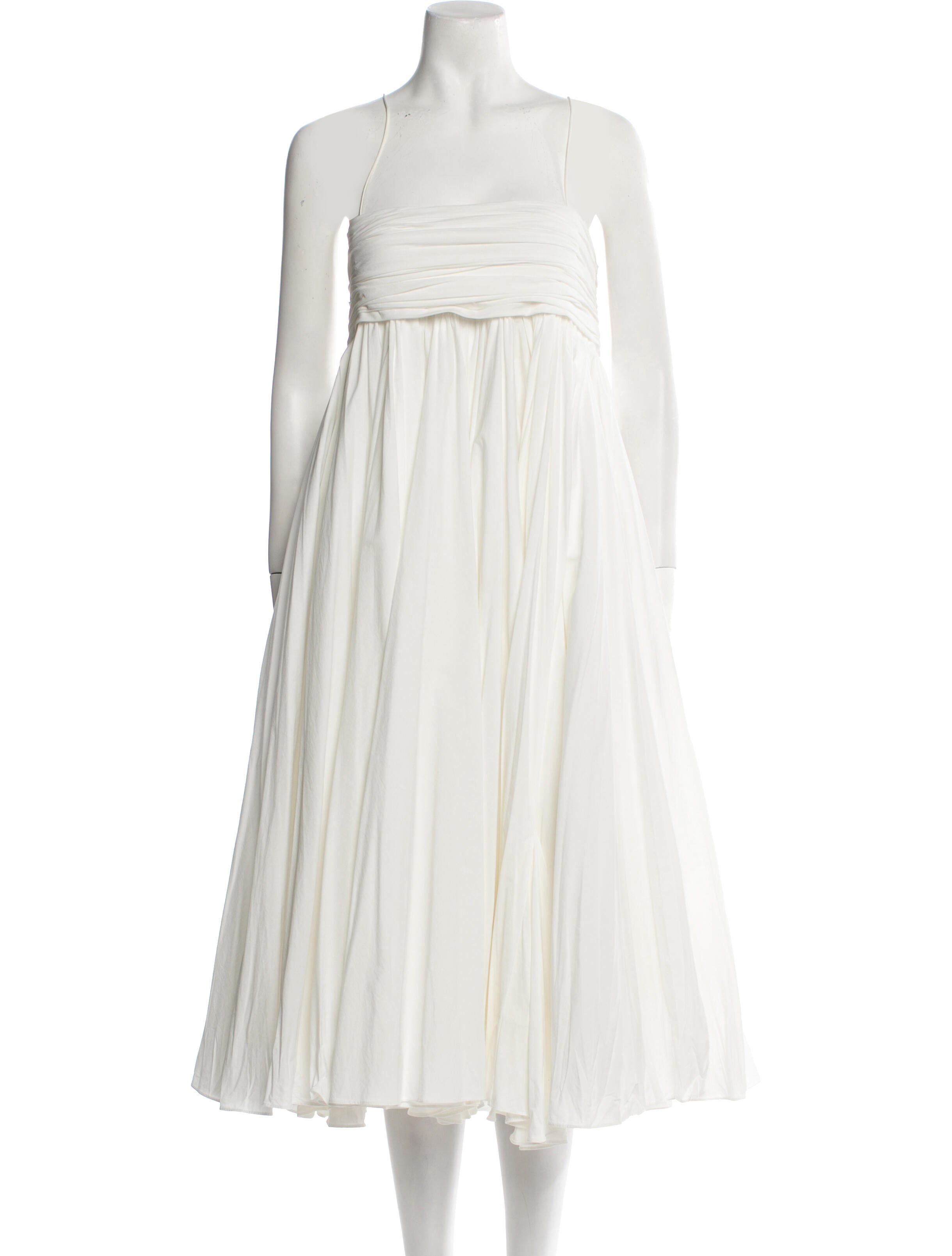 Khaite Square Neckline Long Dress