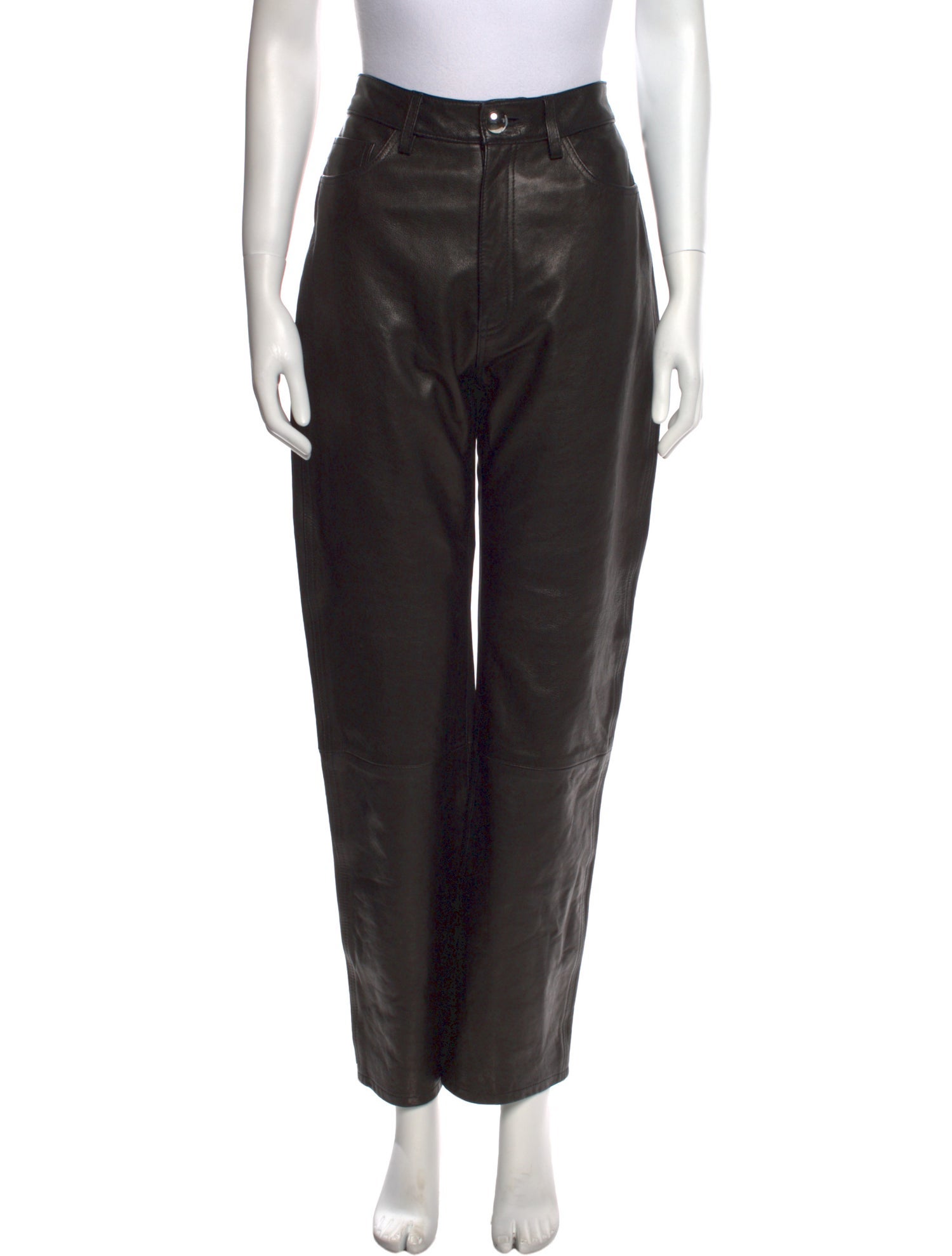Khaite Lambskin Wide Leg Pants w/ Tags