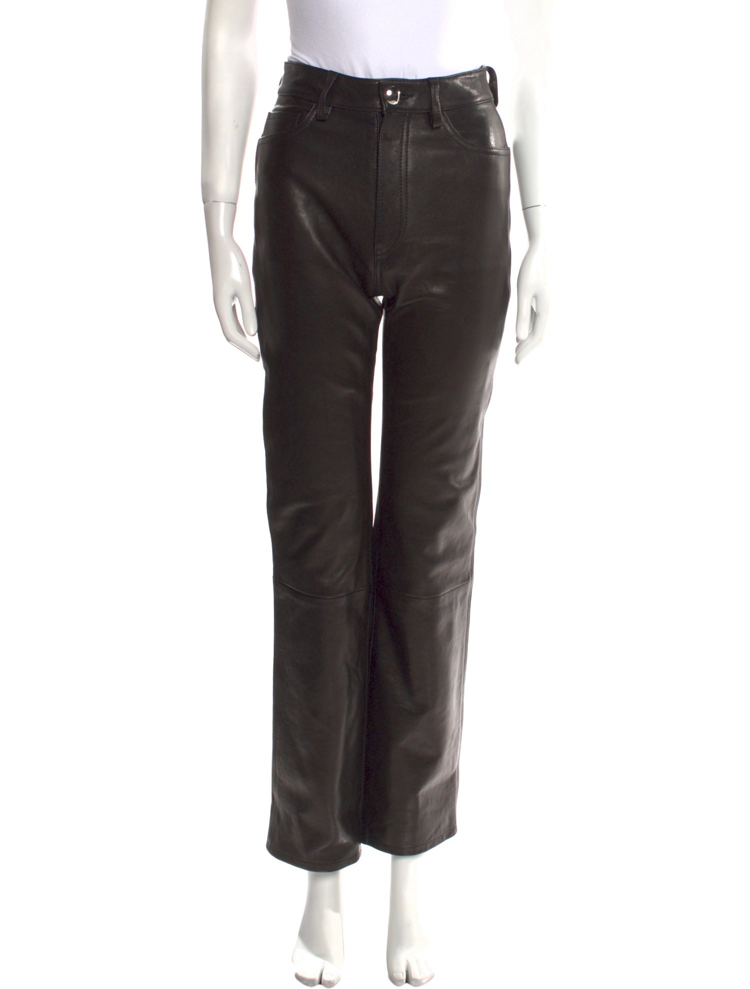 Khaite Lambskin Straight Leg Pants w/ Tags