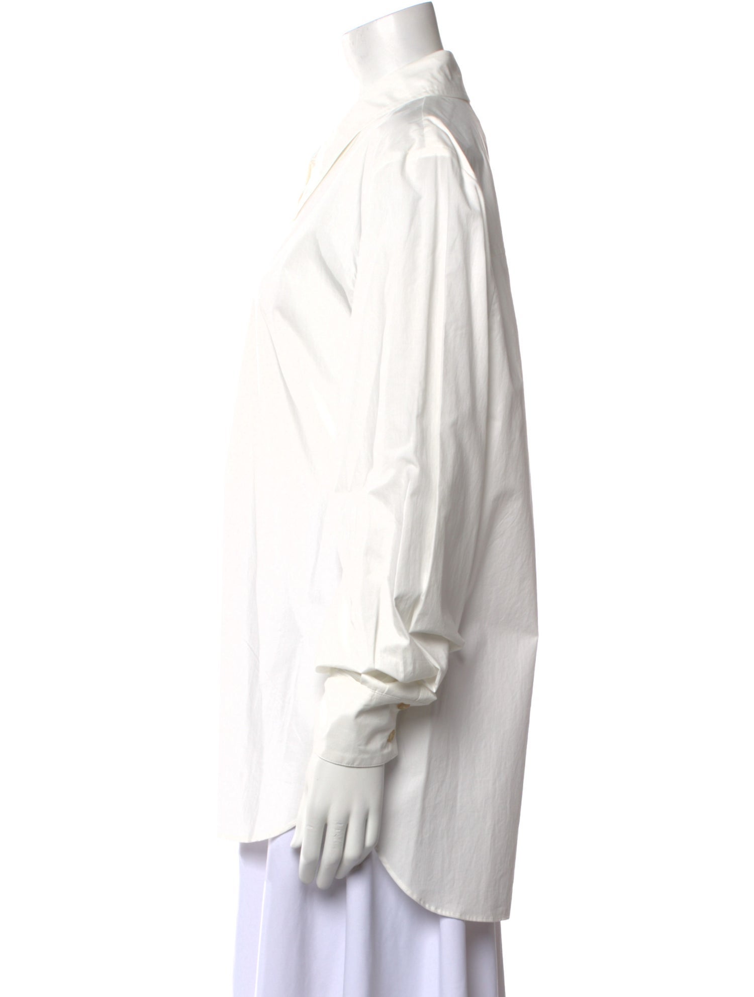 Khaite Long Sleeve Button-Up Top w/ Tags