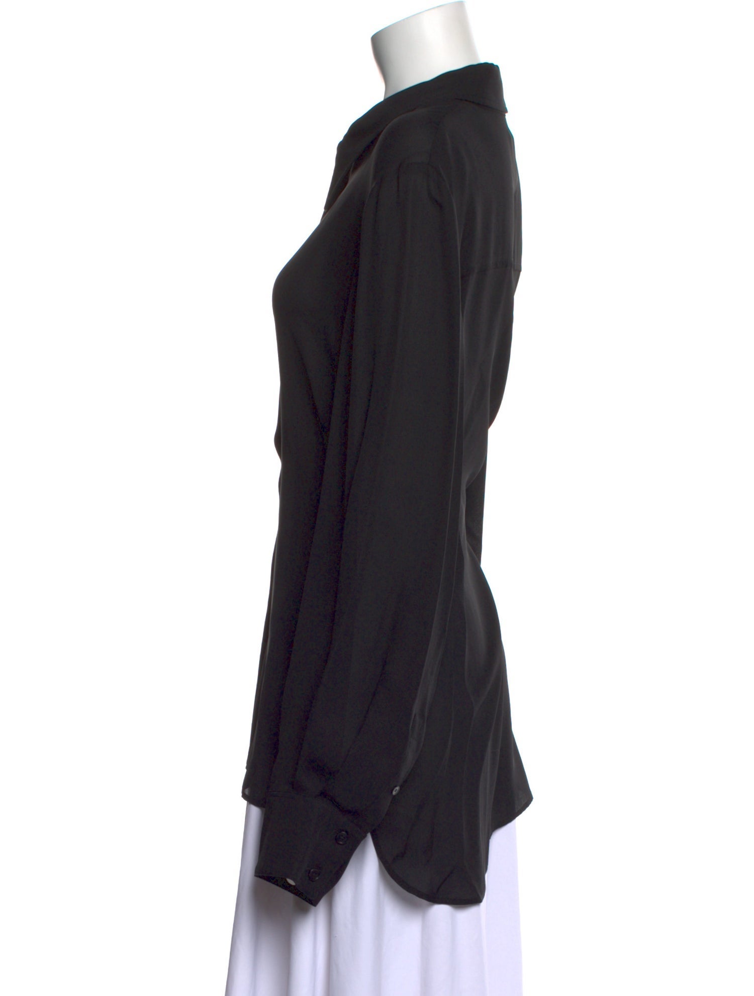 Khaite Long Sleeve Button-Up Top w/ Tags