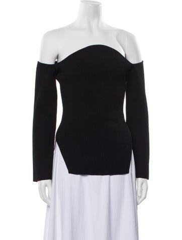 Khaite Tops Off-The-Shoulder Long Sleeve Top XL