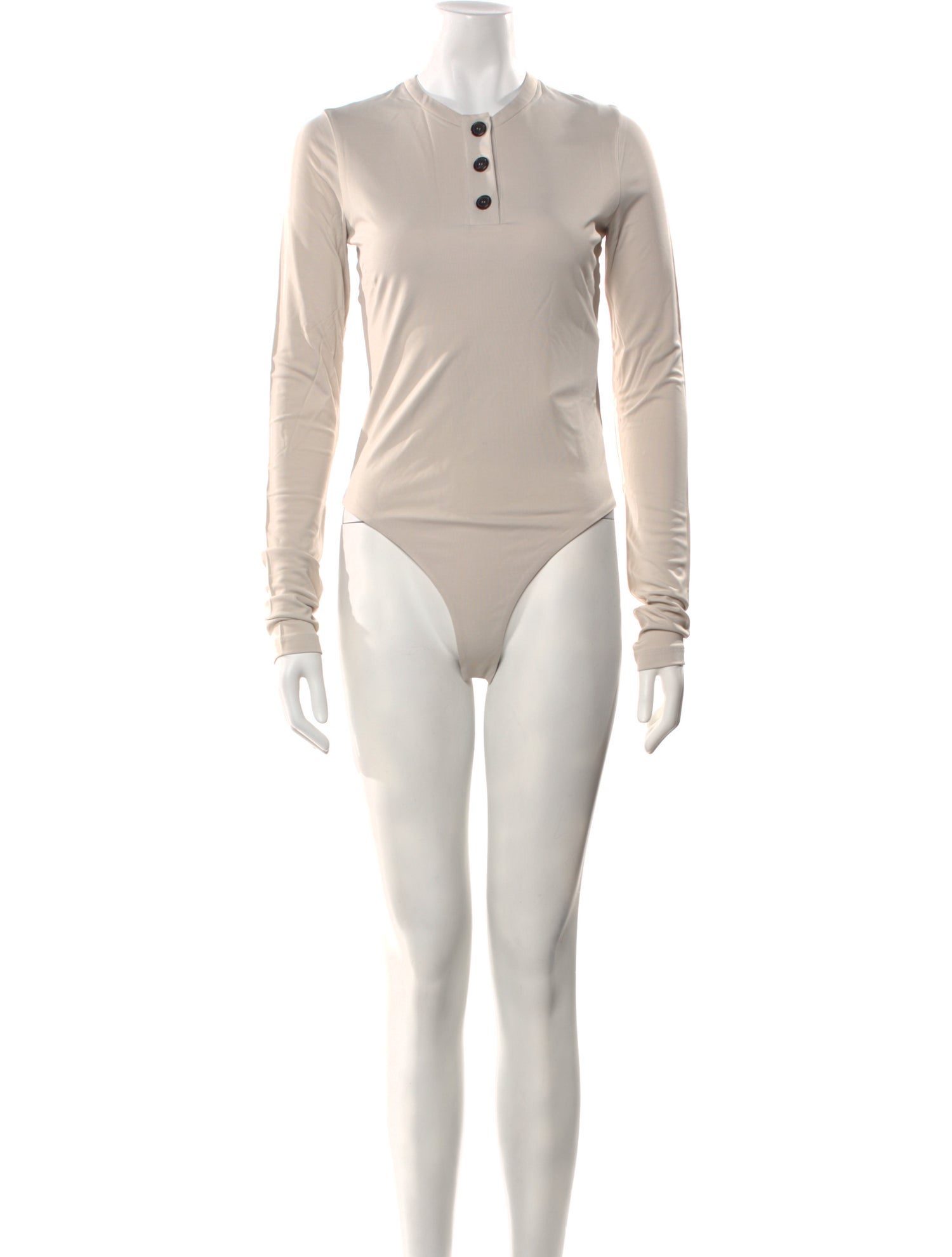 Khaite Mock Neck Long Sleeve Bodysuit w/ Tags