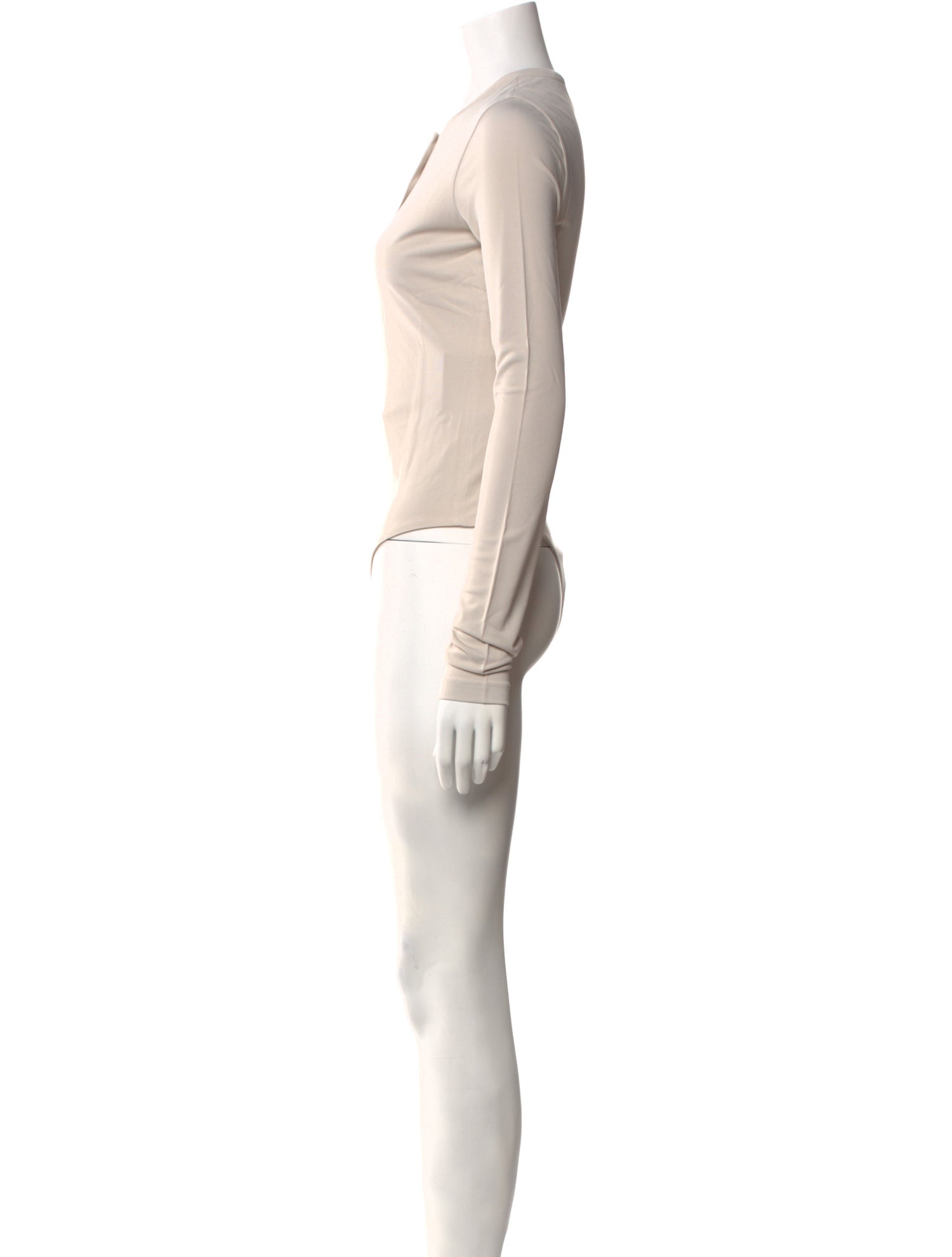 Khaite Mock Neck Long Sleeve Bodysuit w/ Tags