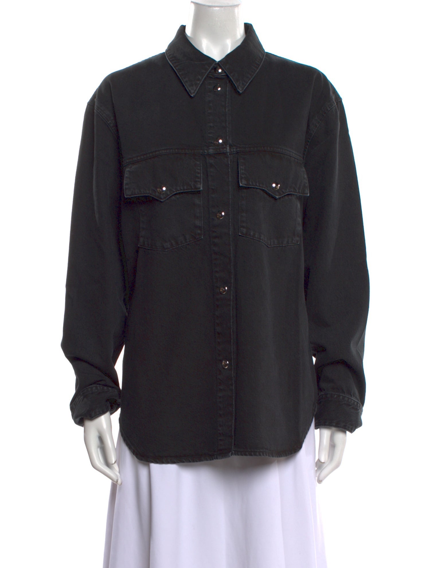 Khaite Long Sleeve Button-Up Top w/ Tags