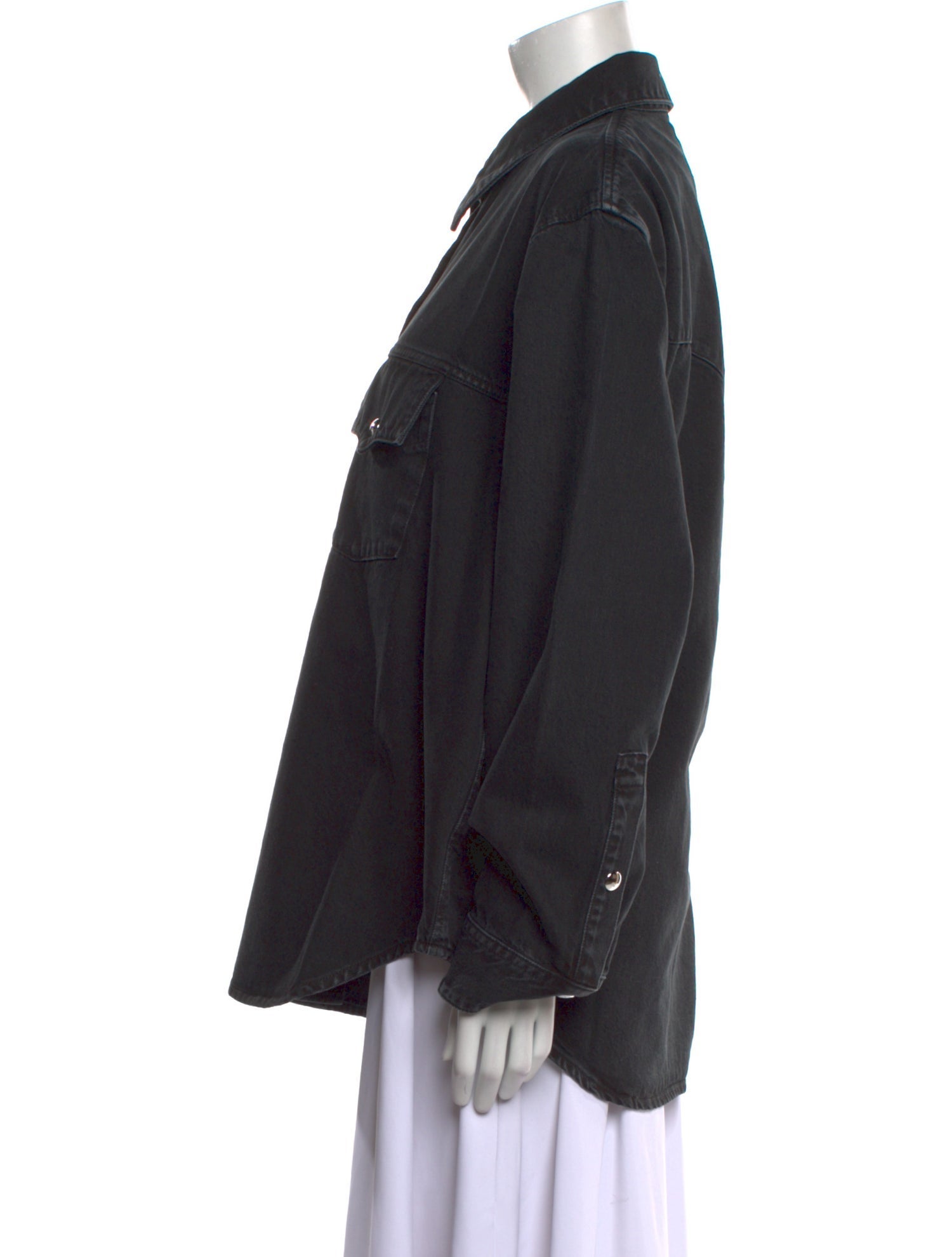 Khaite Long Sleeve Button-Up Top w/ Tags