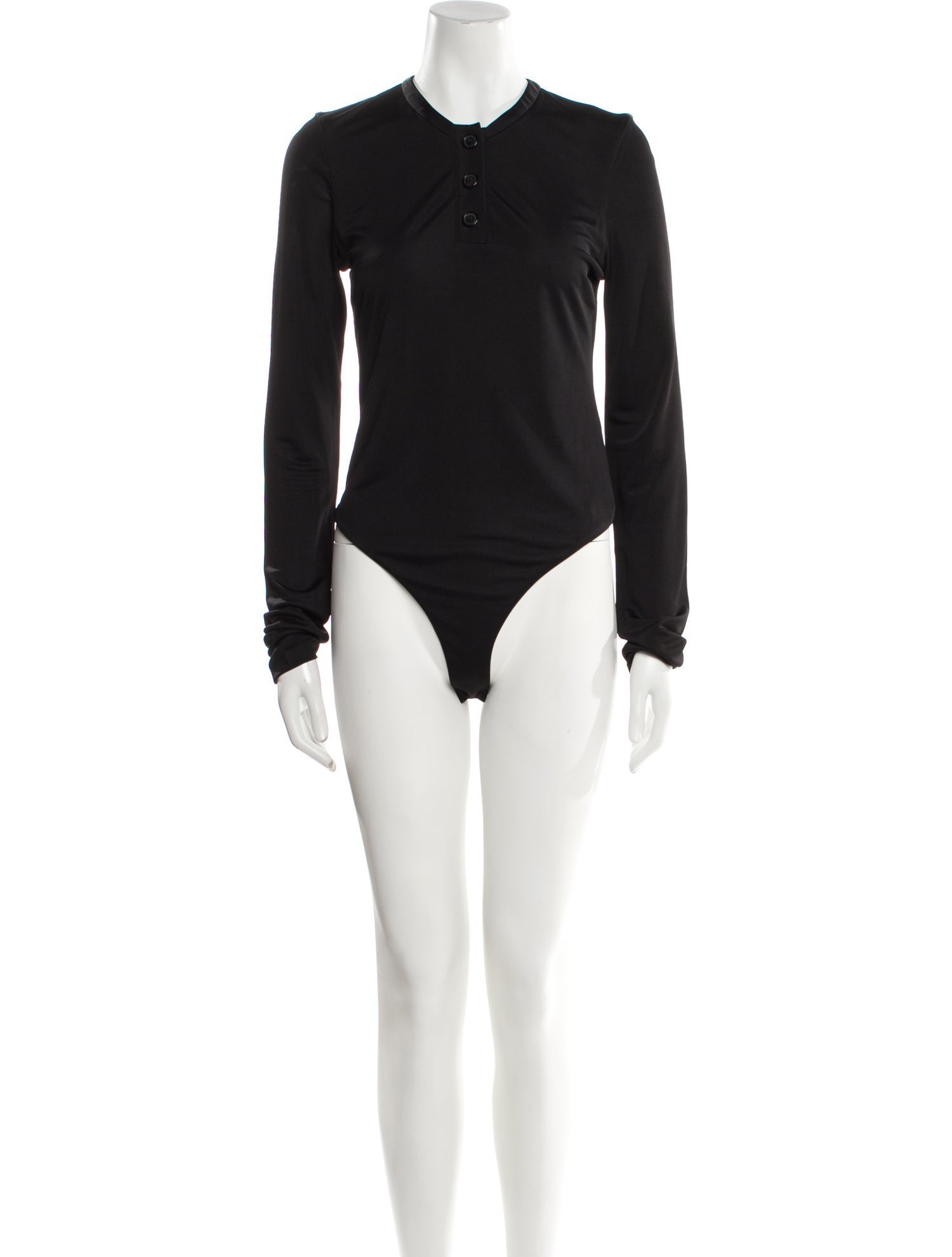 Khaite Mock Neck Long Sleeve Bodysuit w/ Tags