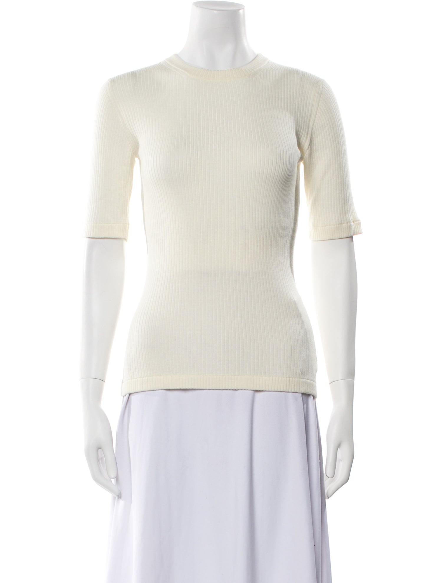 Khaite Wool Crew Neck T-Shirt w/ Tags