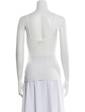 Khaite V-Neck Sleeveless Top