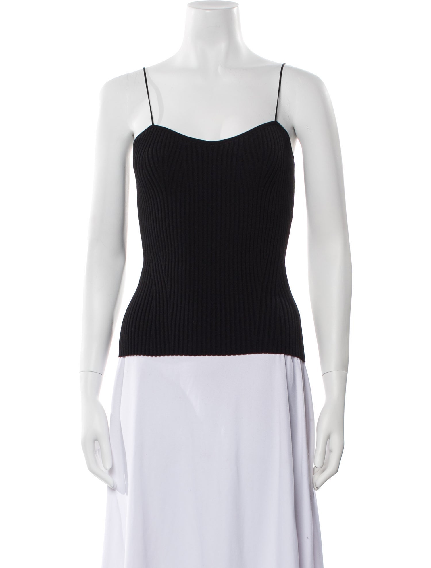 Khaite Square Neckline Sleeveless Top w/ Tags