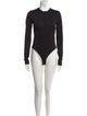 Khaite Mock Neck Long Sleeve Bodysuit