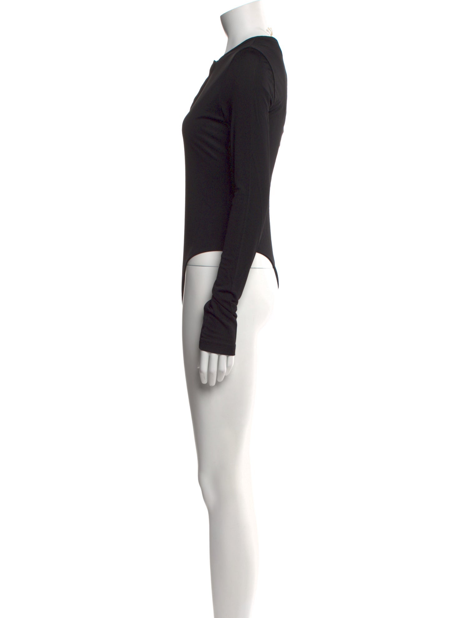 Khaite Mock Neck Long Sleeve Bodysuit