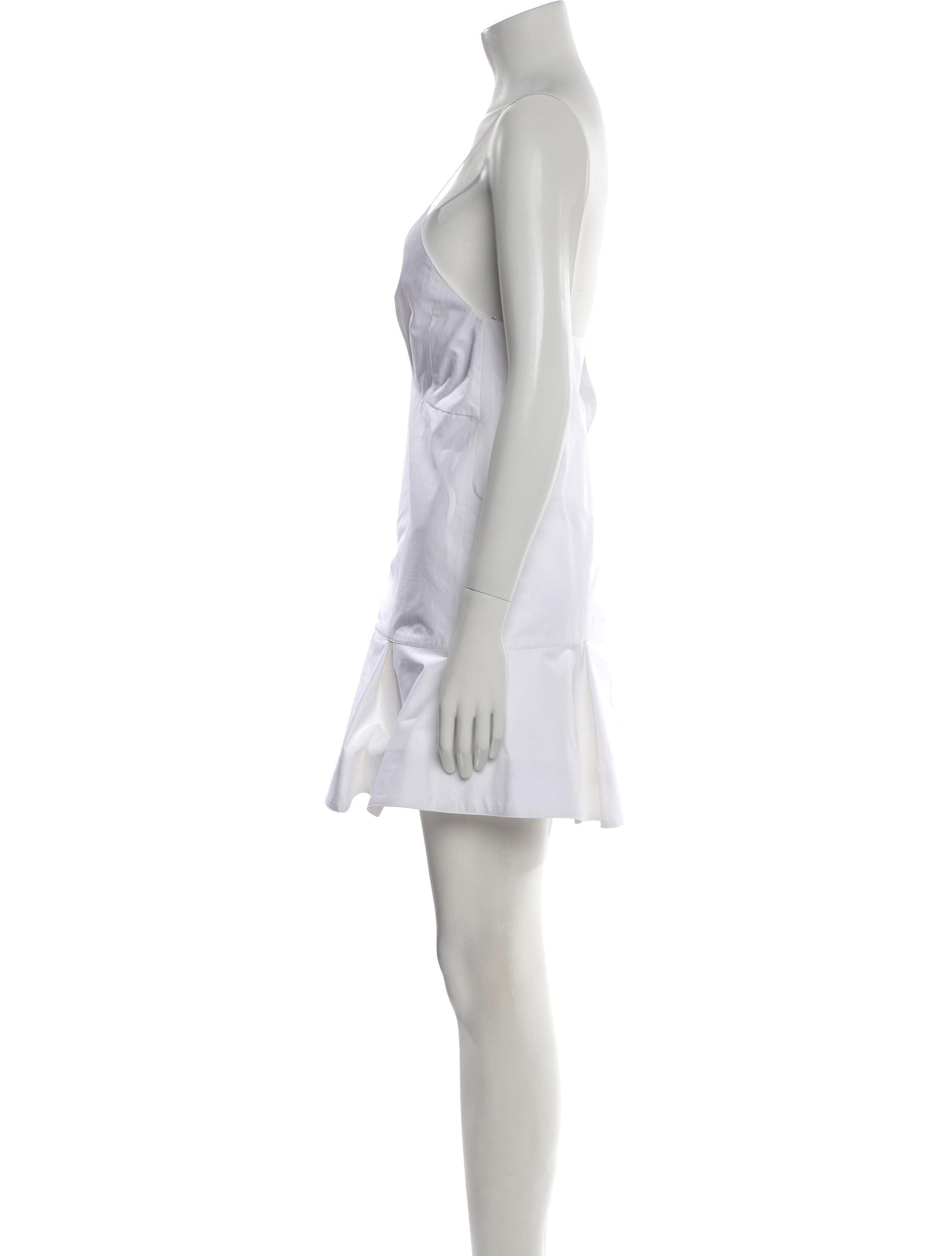 Khaite Plunge Neckline Mini Dress w/ Tags