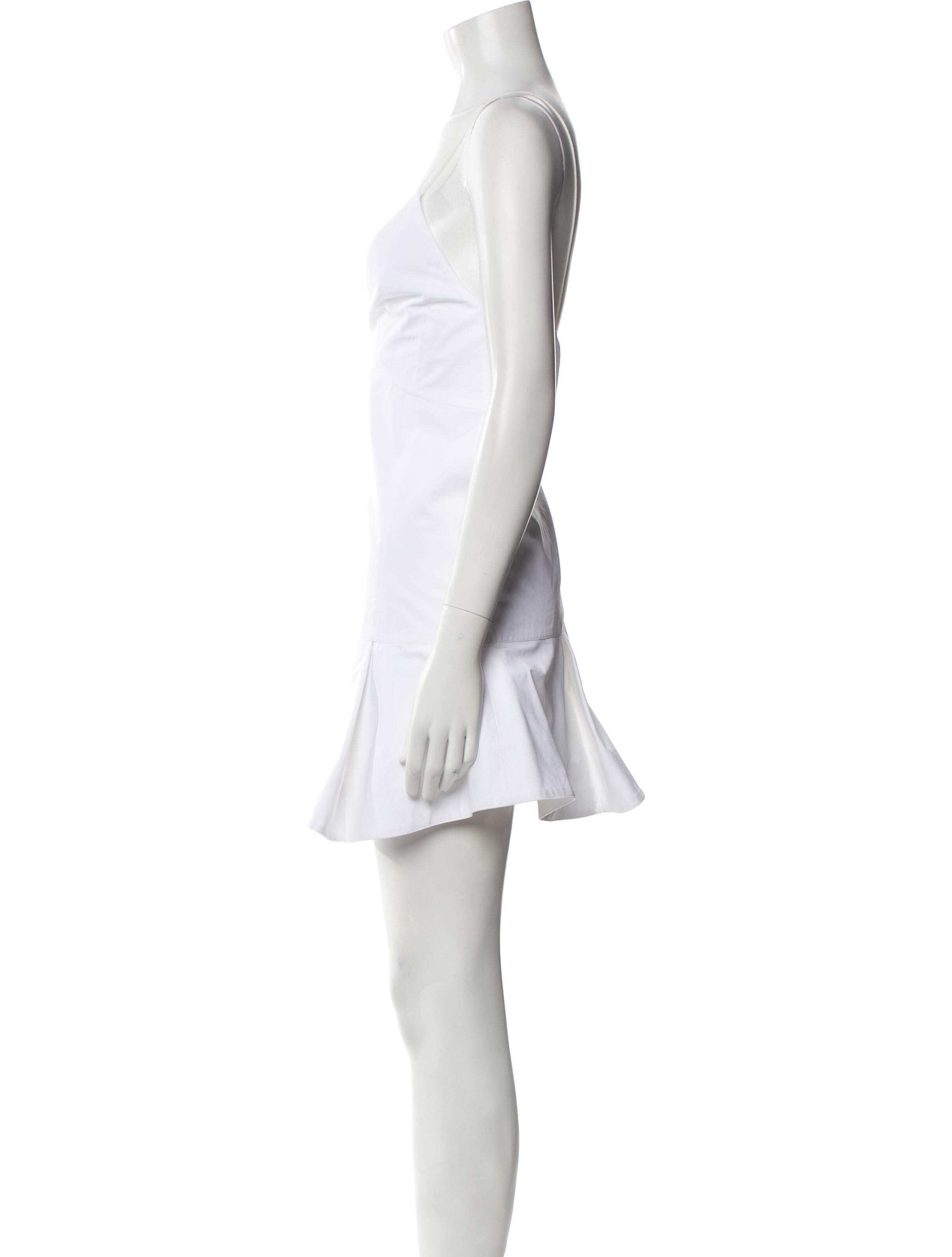 Khaite Plunge Neckline Mini Dress w/ Tags