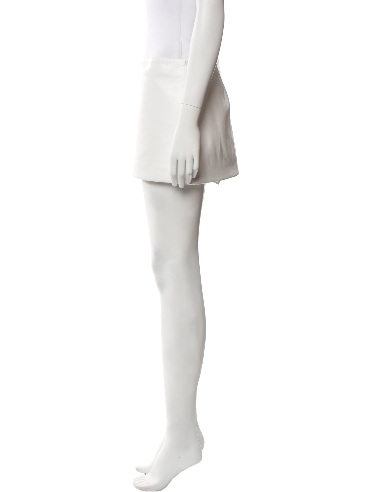 Khaite Lambskin Mini Skirt w/ Tags