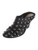 Khaite Leather Polka Dot Print Mules