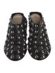 Khaite Leather Polka Dot Print Mules