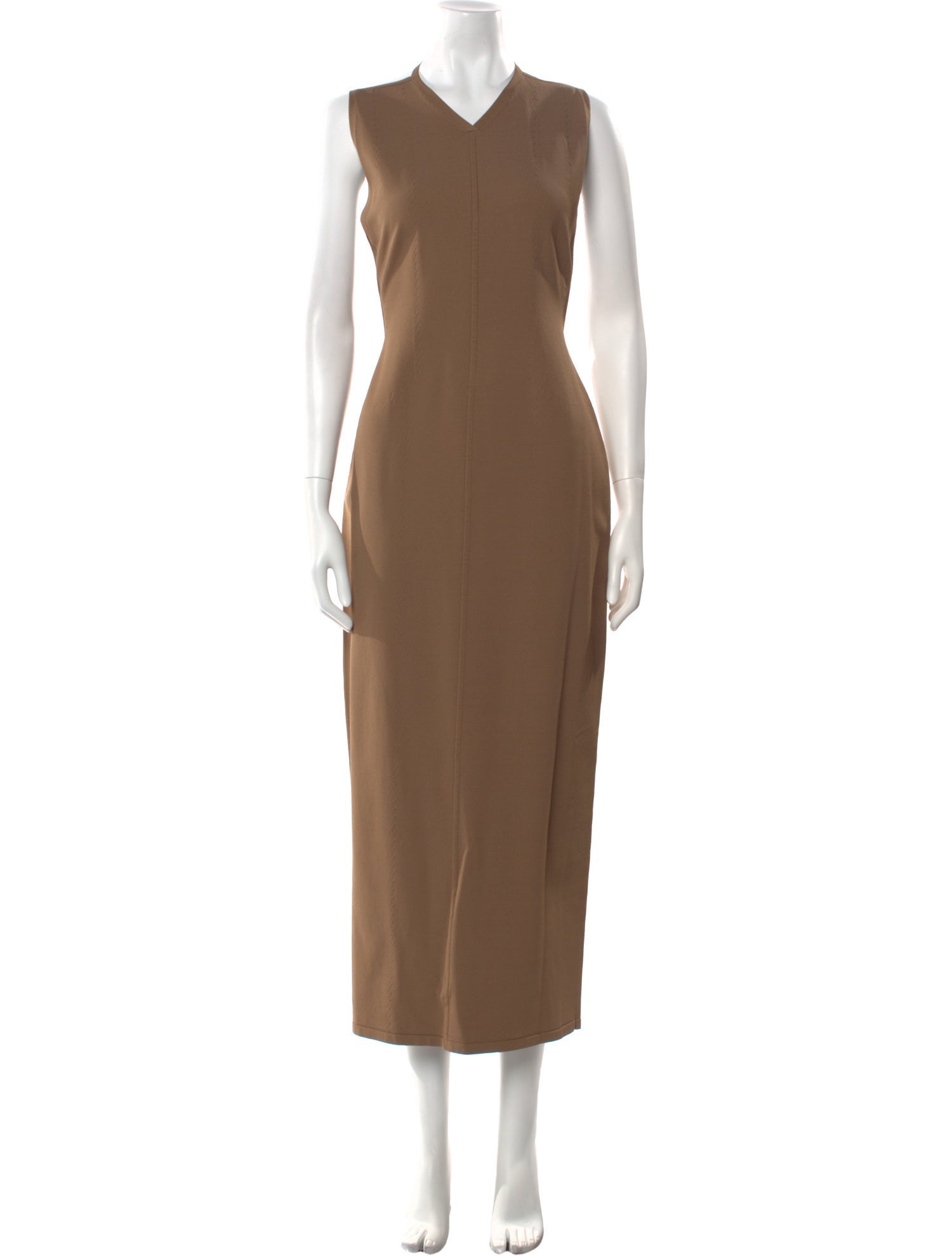 Khaite V-Neck Long Dress