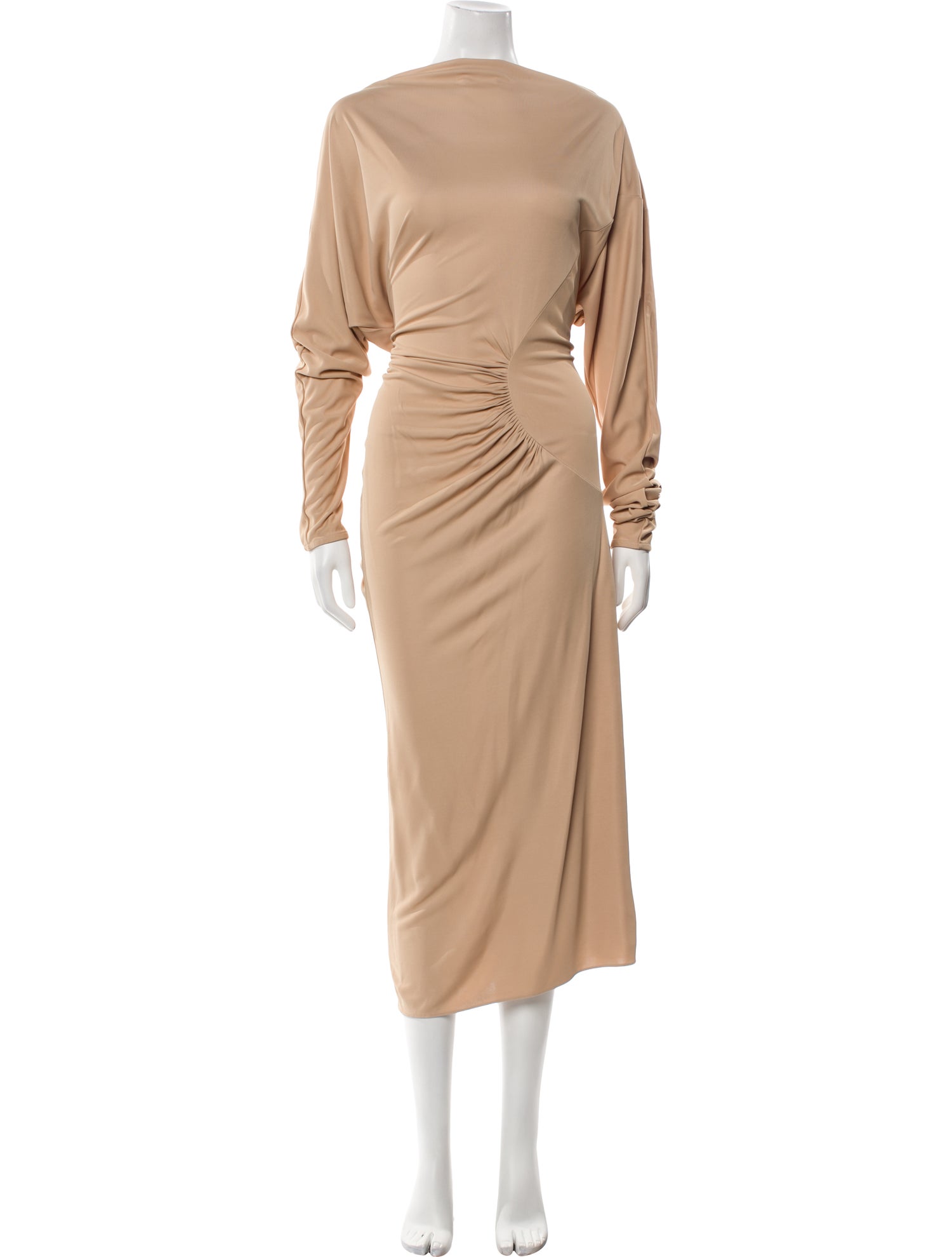 Khaite Mock Neck Long Dress