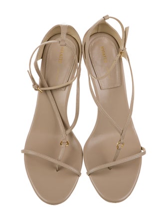 Khaite Leather Sandals