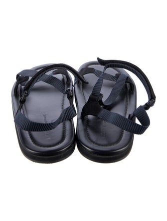 Khaite Suede Slingback Sandals