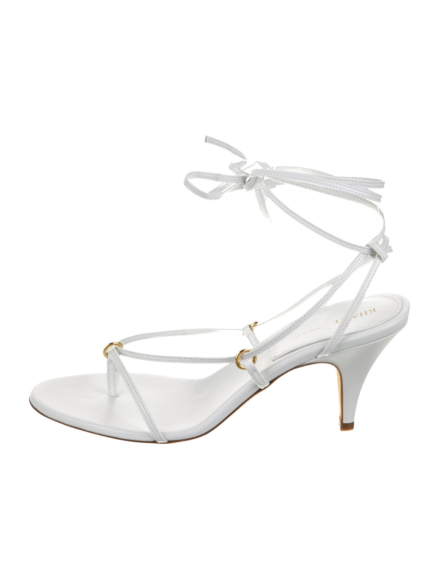 Khaite アホロスタット装飾スリッホンミュル F6018847L847 200 Khaite 'the Linden' Sandal With Crystals | italist