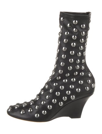 Khaite Leather Sock Boots